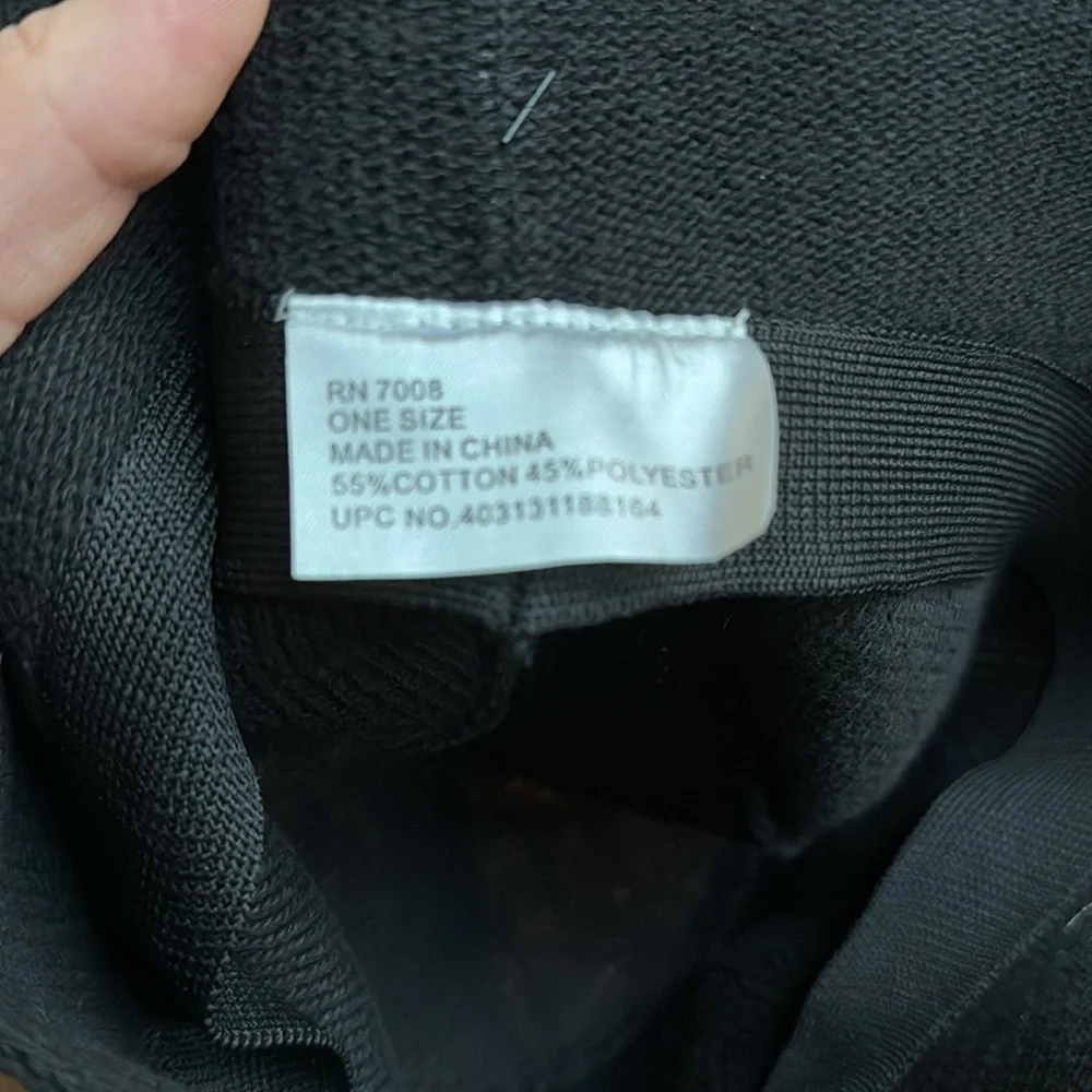 NWT black bucket hat